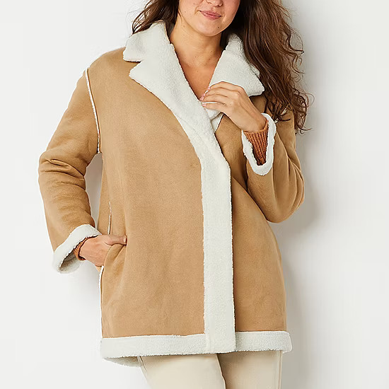Frye and Co. Lightweight Faux Fur Coat | JCPenney