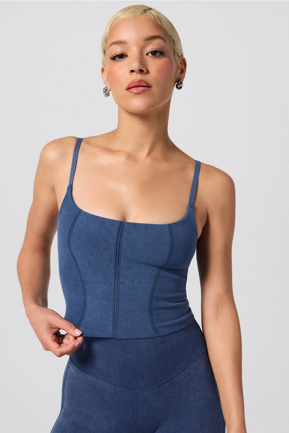 Denim Look Built-In Bra Cami | Fabletics