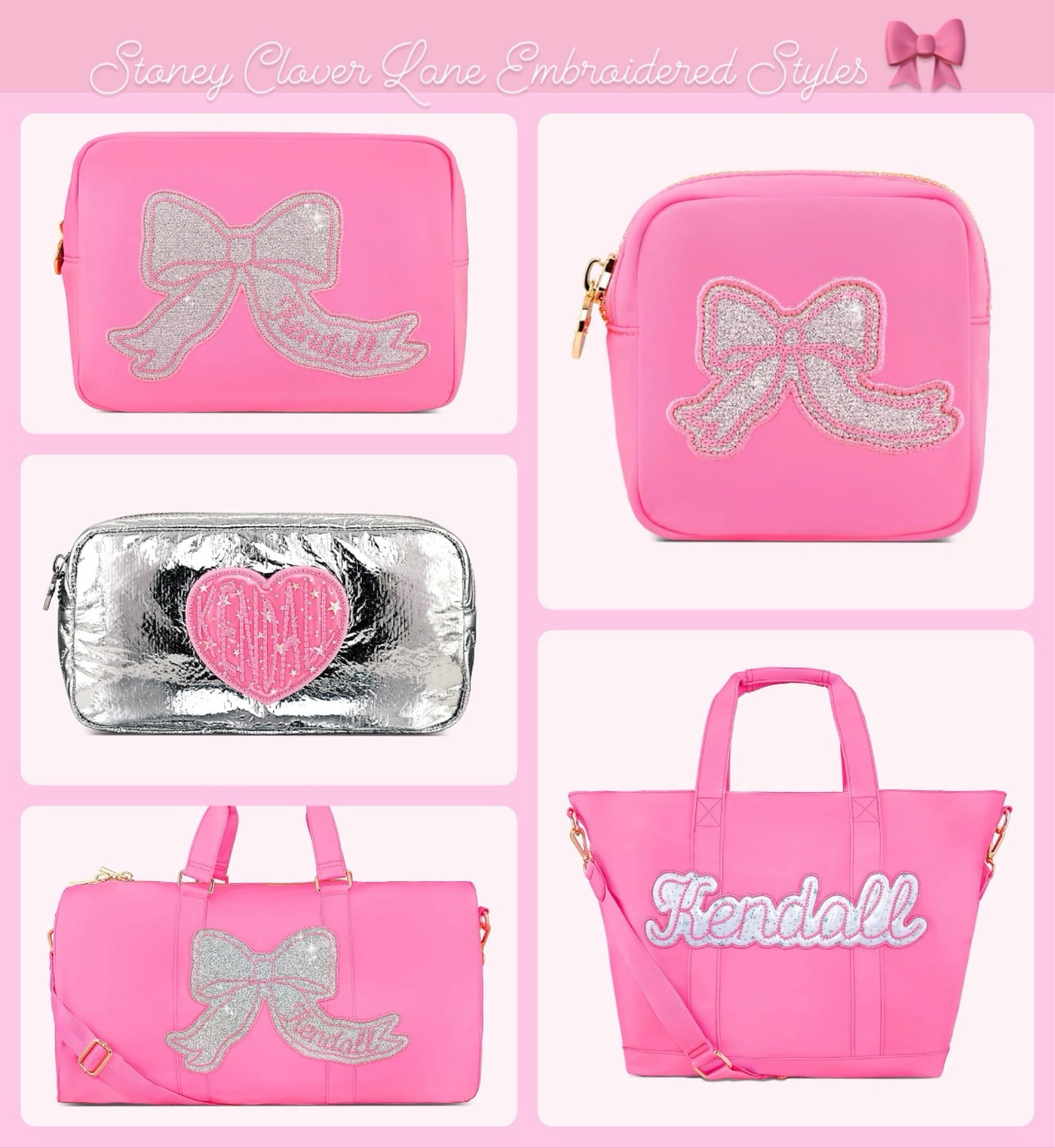 Stoney Clover Lane Embroidered Styles! These are limited do not miss out on these gorgeous pieces 🎀

#LTKstyletip #LTKU #LTKitbag