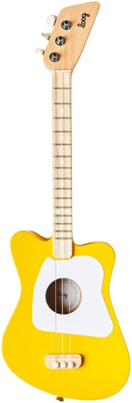 Loog Mini Acoustic kids Guitar for Beginners 3-strings Ages 3+ Learning app and lessons included | Amazon (US)