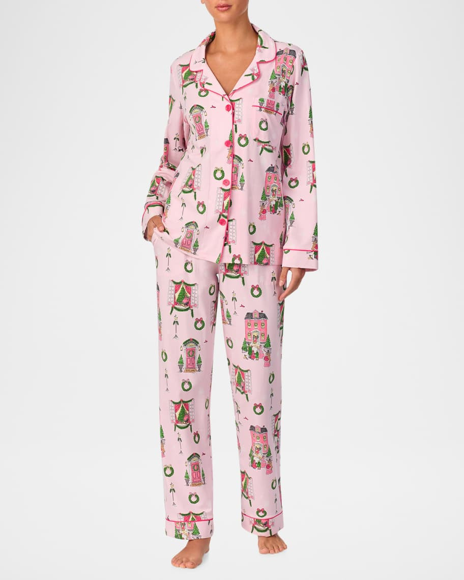 BedHead Pajamas Home for the Holidays Cotton Jersey Pajama Set | Neiman Marcus