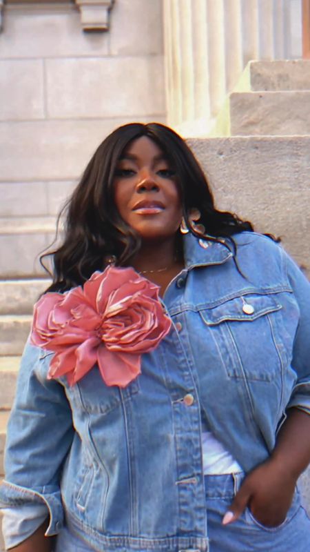 This denim on denim look is such a statement. From the accessories to the fit, this outfit is unforgettable! I mean, look at that cutie flower on my jacket💐 Obsessed.

Jacket 2X
Jeans 22

plus size fashion, denim on denim, spring outfit inspo, summer vacation, plus size fashion, fashion trends, two piece, mid size, plus size

#LTKFindsUnder100 #LTKPlusSize #LTKFindsUnder50