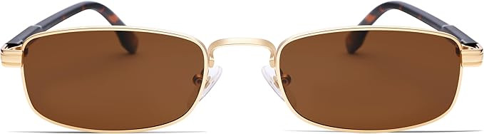 VANLINKER Small Rectangle Polarized Sunglasses for Women Men Narrow 90s Trendy Y2k Thin Skinny Sh... | Amazon (US)
