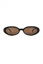 Heaven Mayhem Esme Sunglasses in Black. | Revolve Clothing (Global)