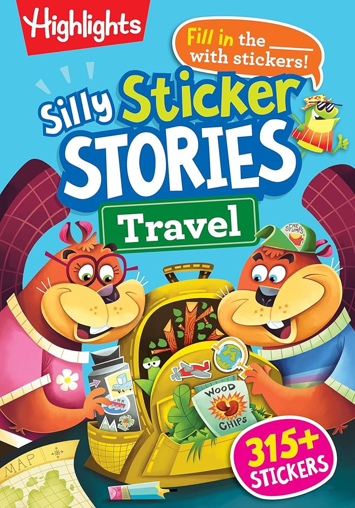 Silly Sticker Stories: Travel: Sticker Book for Kids 69 with Hidden Pictures Puzzles and Fill-in-... | Amazon (US)