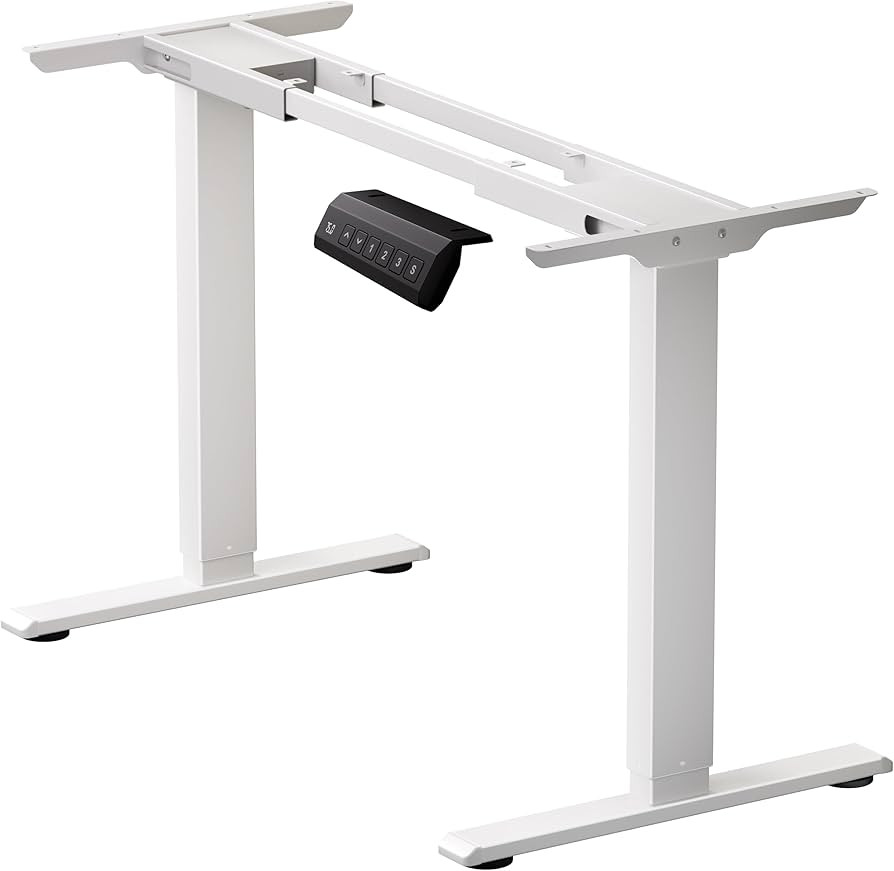 Dual Motor Electric Standing Desk Frame, Height Adjustable Table Legs for Max 90″ x 44″ Deskt... | Amazon (US)