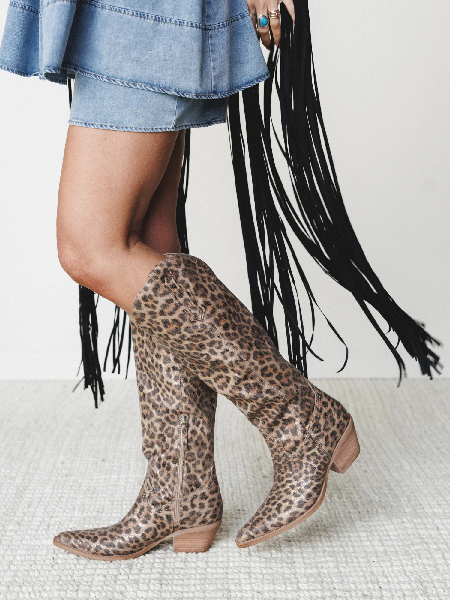 Tess Boot - Leopard | Three Bird Nest