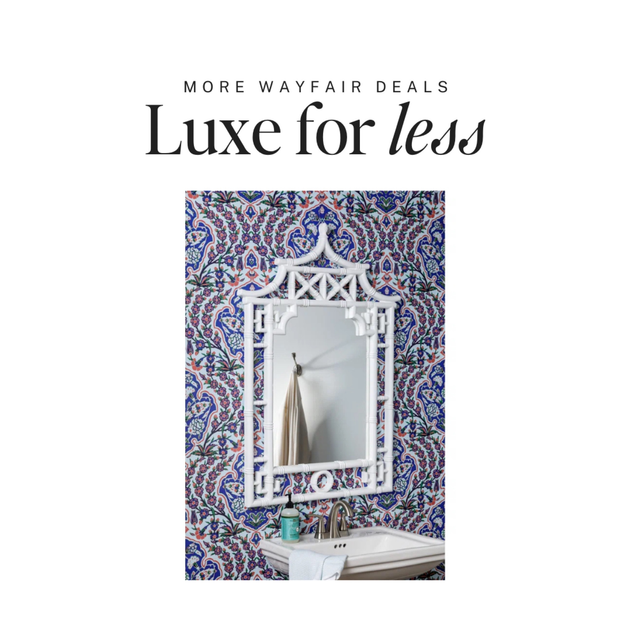 Wayfair Wayday sales up to 80% off. Shop now until October 7. The good stuff won't last long!

Wayfair, wayfair finds, wayfair deals, home decor, grabdmillenial, blue and white, chinoiserie mirror, deals and steals, palm beach chic

#LTKSaleAlert #LTKStyleTip #LTKHome