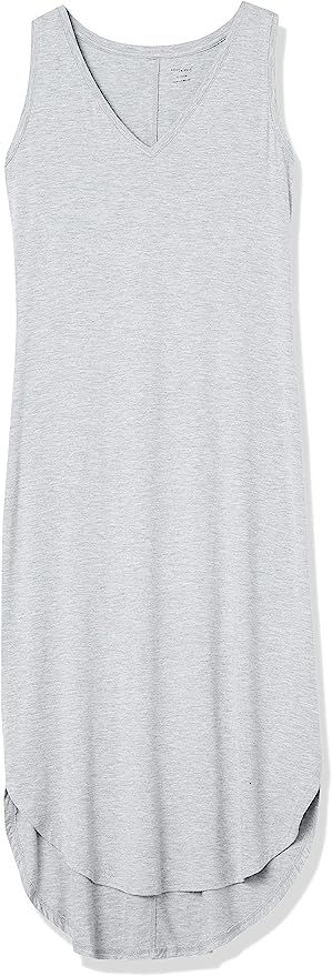 Daily Ritual Women's Jersey Sleeveless V-Neck Midi Dress | Amazon (US)