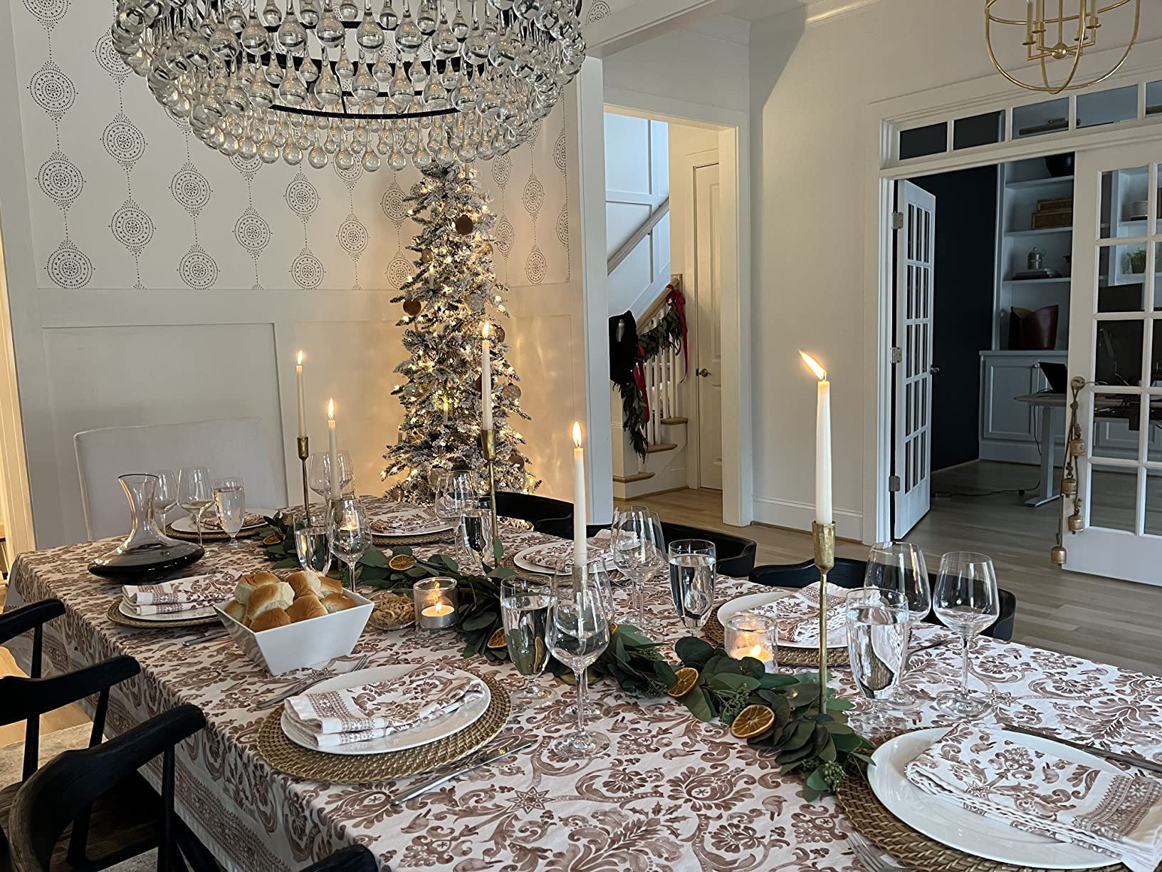 White 15 Inch Taper Candles - Pack of 12 Premium Unscented, Dripless & Smokeless Hand-Dipped Candles - for Birthday, Wedding or Dinner Decorations and for Formal Candlelighting | Amazon (US)