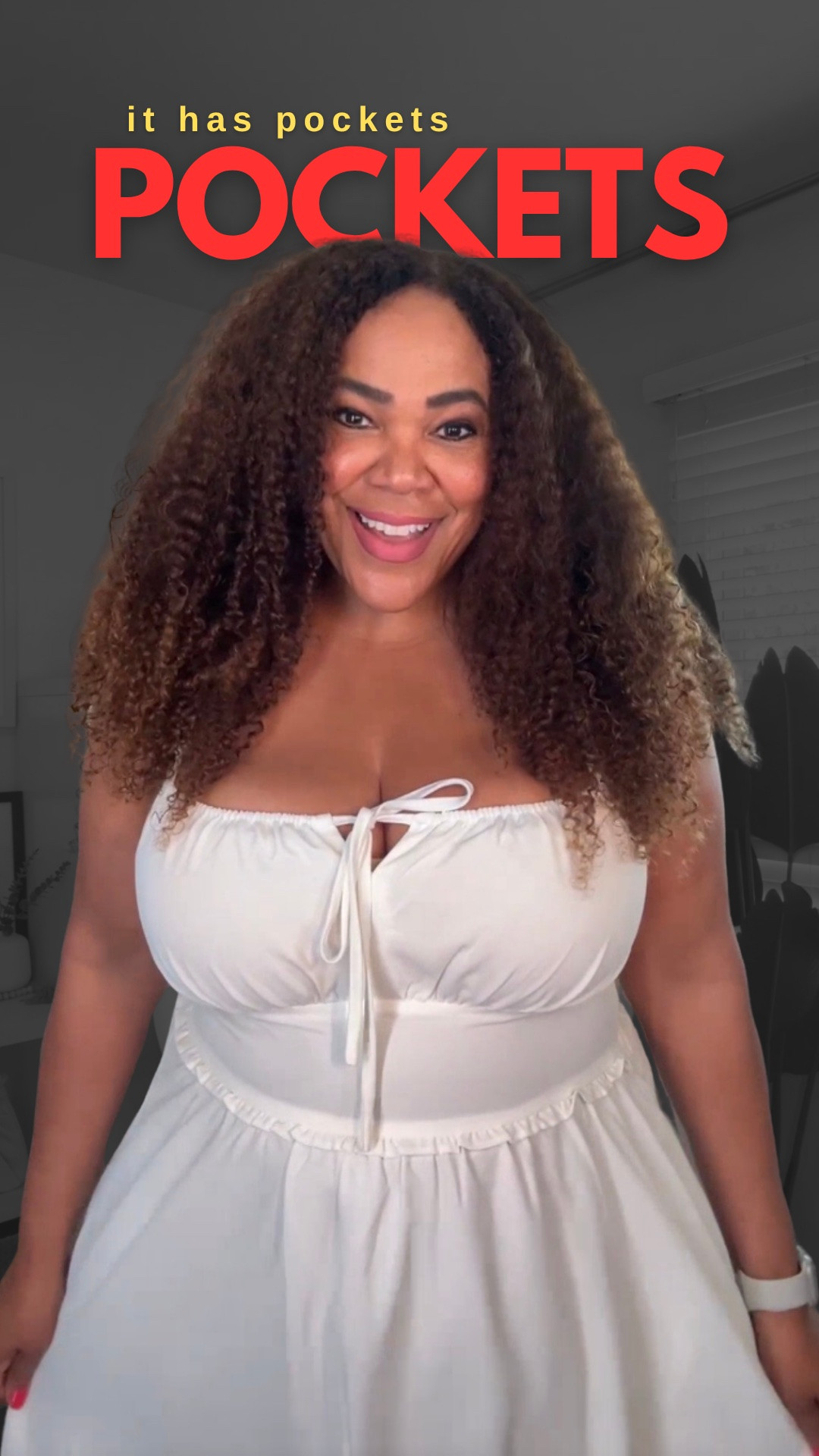 Adorable summer dress with pockets 😮! Comes in a few colors.  Got a size large. 

This is from my weekly livestream show 📺 on @amazonlive ✨

#LTKOver40 #LTKMidsize