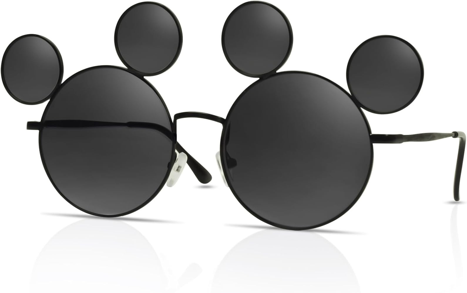 Mouse Ears Sunglasses for Women Men, Black Cartoon Sun Glasses with Case, Theme Park Accessories,... | Amazon (US)