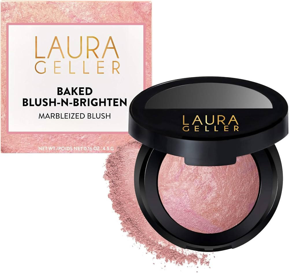 LAURA GELLER NEW YORK Baked Blush-n-Brighten for Mature Skin - 03 Ethereal Rose - Powder Blush Wo... | Amazon (US)