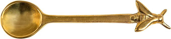 Creative Co-Op Brass Sugar/Honey Spoon with Bee Handle | Amazon (US)