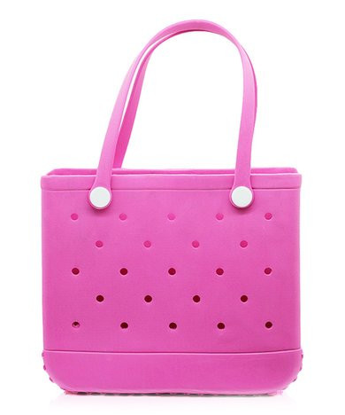 Boolore Rose Red Cutout Beach Travel Storage Tote | Zulily