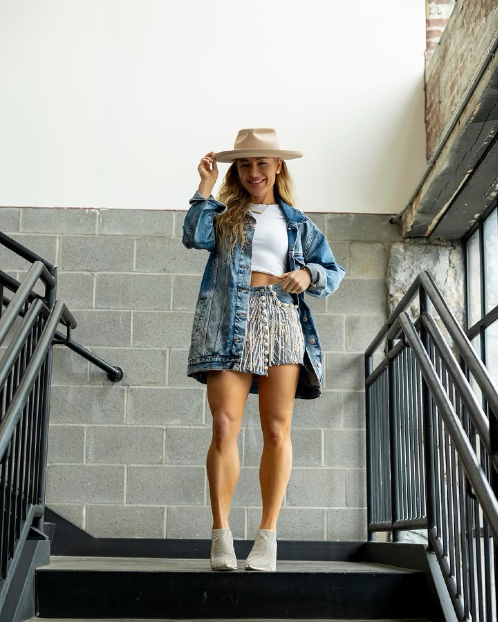 Denim on denim is the trend this season!! Shop my look below!!✨🩵

#LTKstyletip #LTKshoecrush #LTKSeasonal