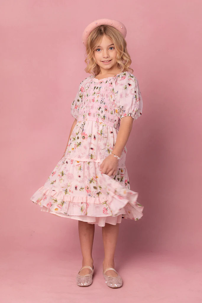 Mini Roselyn Dress in Pink | Ivy City Co