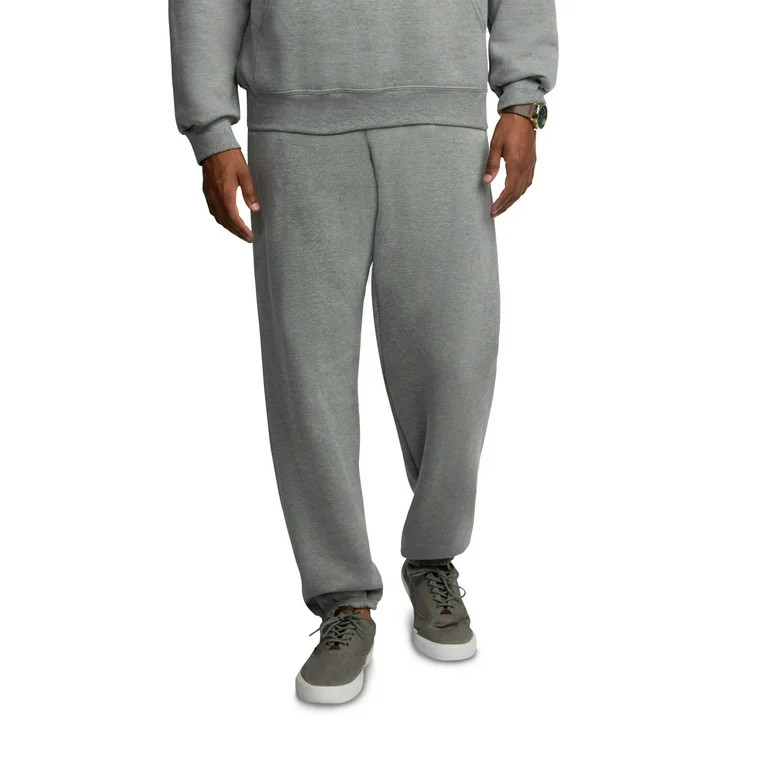 Fruit of the Loom Men's EverSoft Fleece Elastic Bottom Sweatpants with Pockets | Walmart (US)
