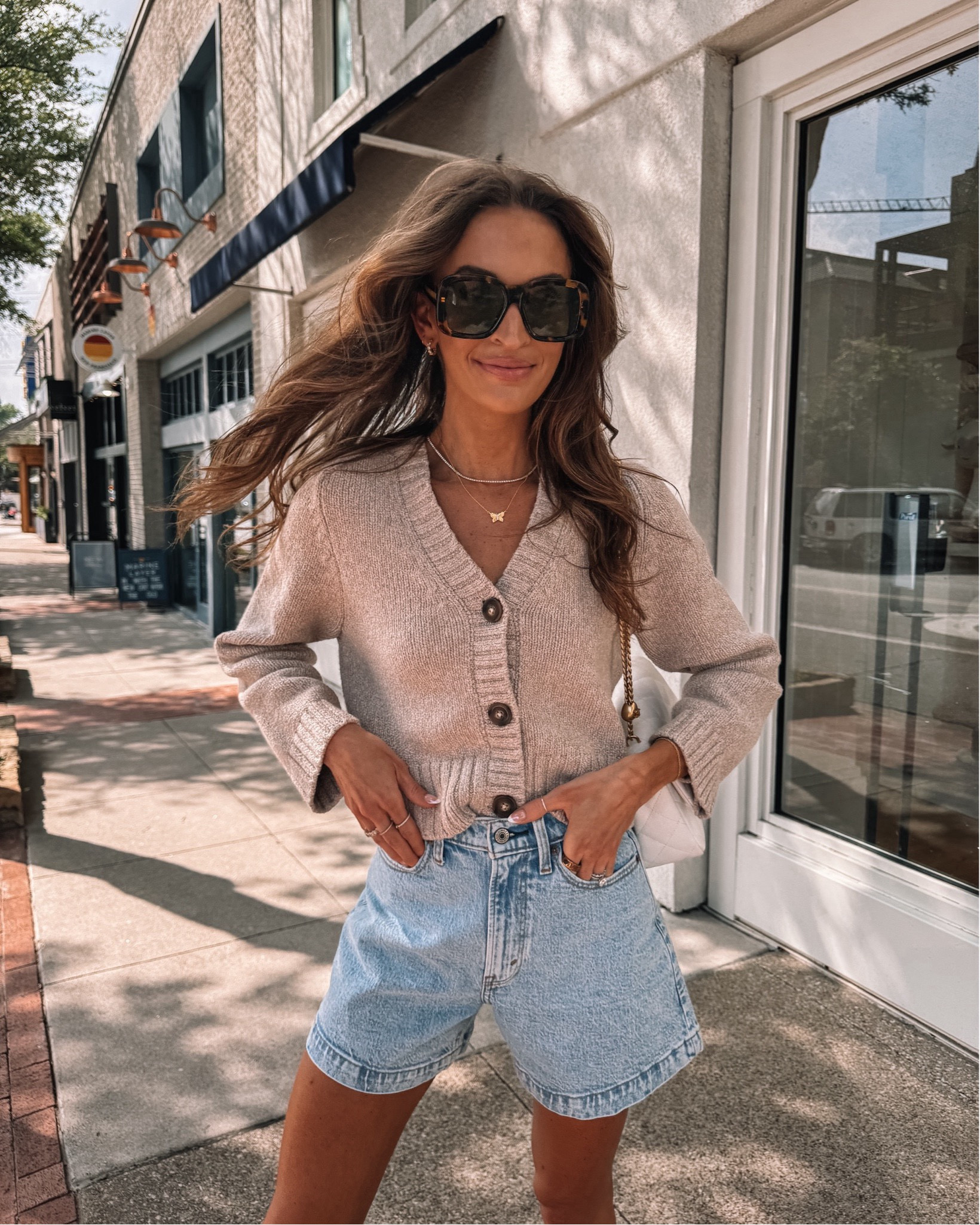 some of my FAVE denim shorts are 20% off rn! 😍 love the length of these and things the light wash is perfect! 🫶🏻
run tts 

#LTKSaleAlert #LTKStyleTip #LTKFindsUnder50