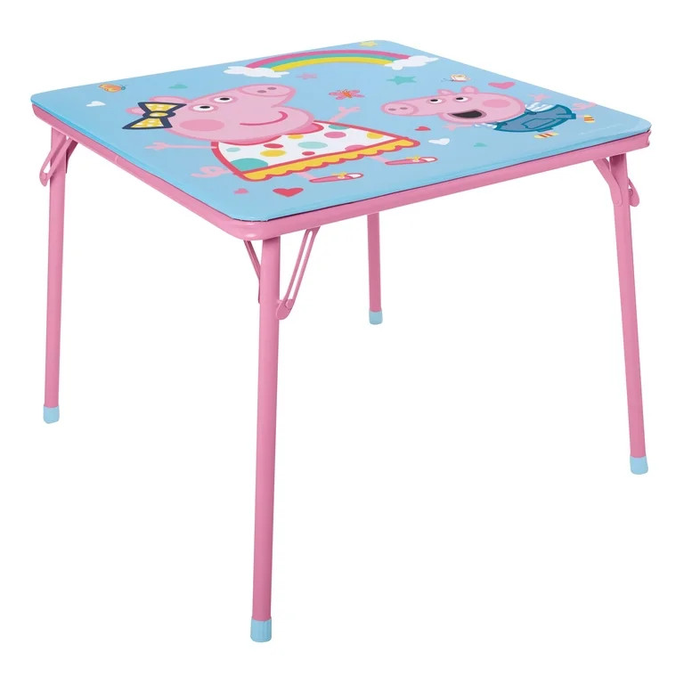 Peppa Pig Child 3-Piece Table and Chairs Set, Pink | Walmart (US)