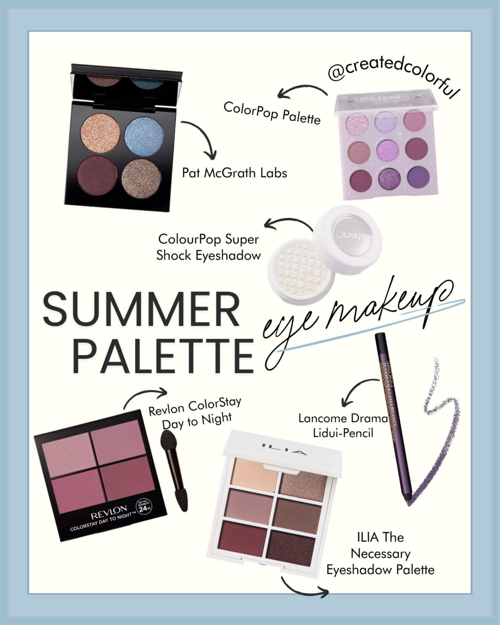 Summers, get ready to shine bright throughout the holiday season and into the new year with these six gorgeous eye makeup essentials✨

Mesmerizing blues, romantic shades of berry and purple, and shimmery neutrals - yes, please!

You'll turn heads without a doubt 😍

#createdcolorful

#LTKHoliday #LTKBeauty #LTKGiftGuide