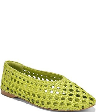 Sam Edelman Shira Woven Leather Ballet Flats - 7.5 | Dillard's