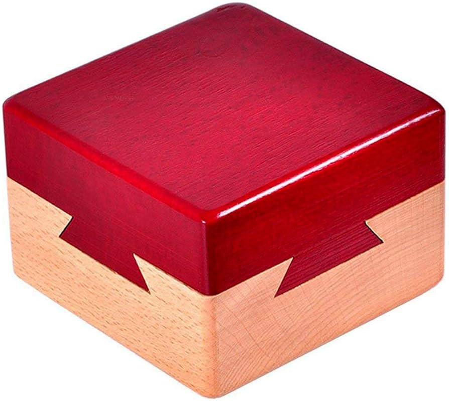 DC-BEAUTIFUL Impossible Dovetail Box Mini 3D Brain Teaser Wooden Magic Drawers Gift Jewelery Box ... | Amazon (US)