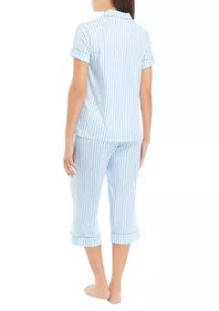 Women's Short Sleeve Capri Pajama Set | Belk