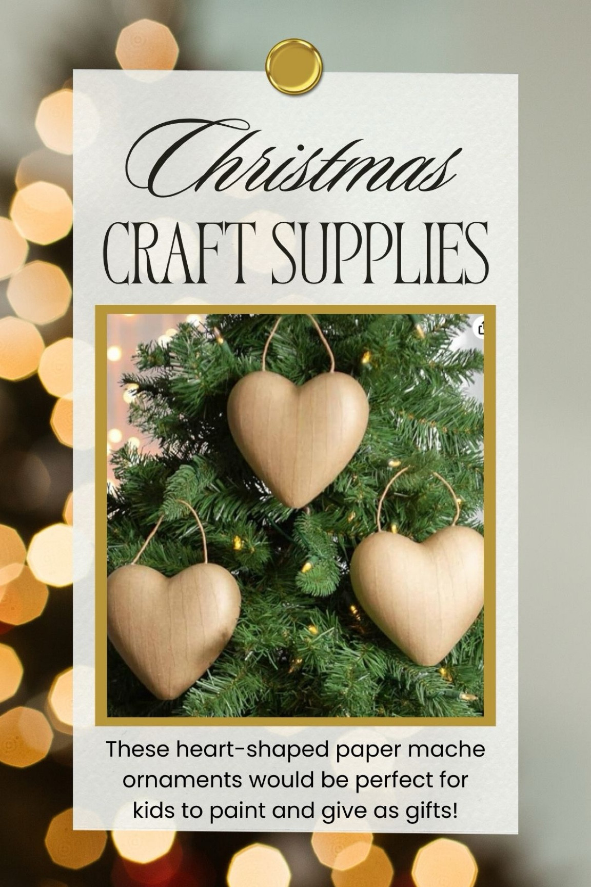 Have kids paint these darling break-proof paper mache ornaments and give as gifts!

#LTKHoliday