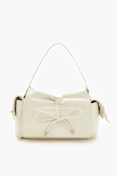 Ruched Bow Shoulder Bag | Forever 21