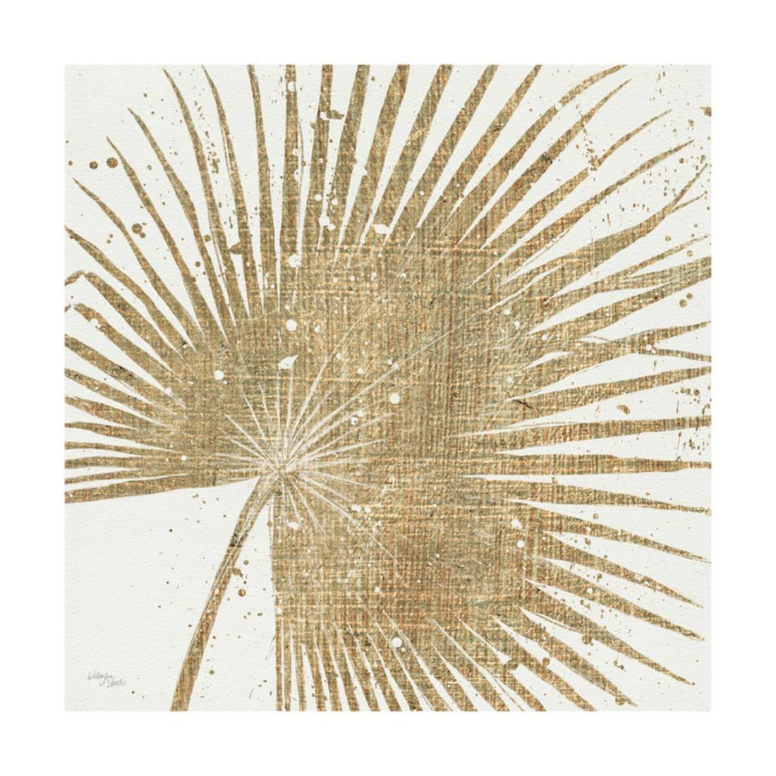 Gold Leaves II Print Wall Art By Jim Wellington | Walmart (US)