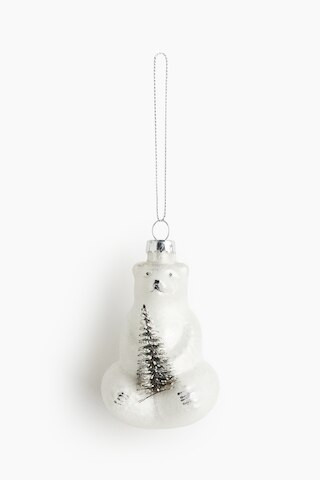 H & M - Glass Christmas decoration - White | H&M (UK, MY, IN, SG, PH, TW, HK)