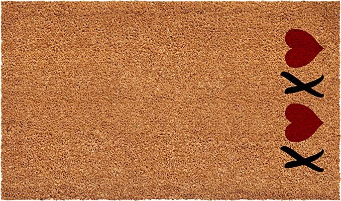 Calloway Mills Vertical XOXO Doormat, (Tan/Black, 17" x 29" x 0.60") | Amazon (US)