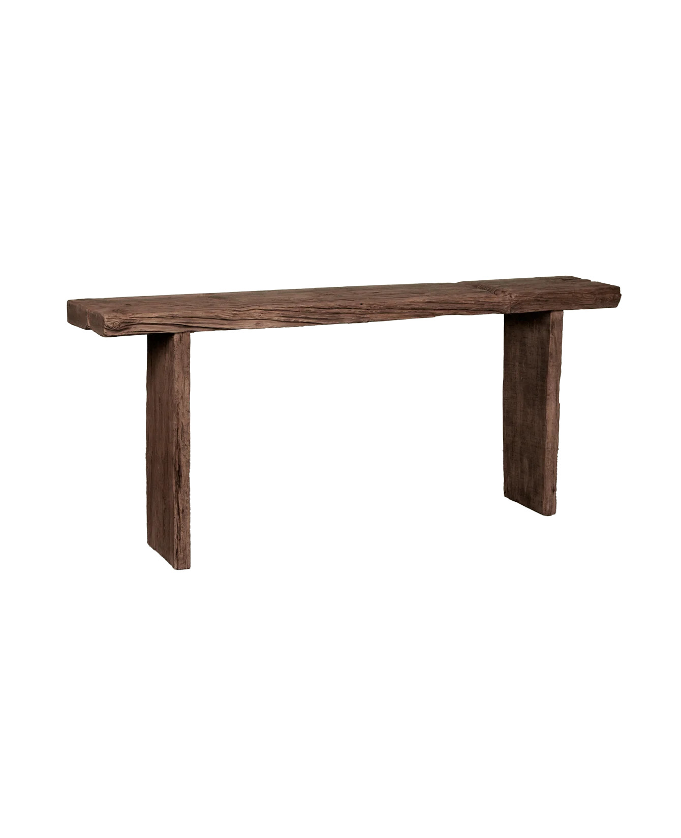 Reclaimed Chunky Elm Console - Natural from China | Olive Ateliers