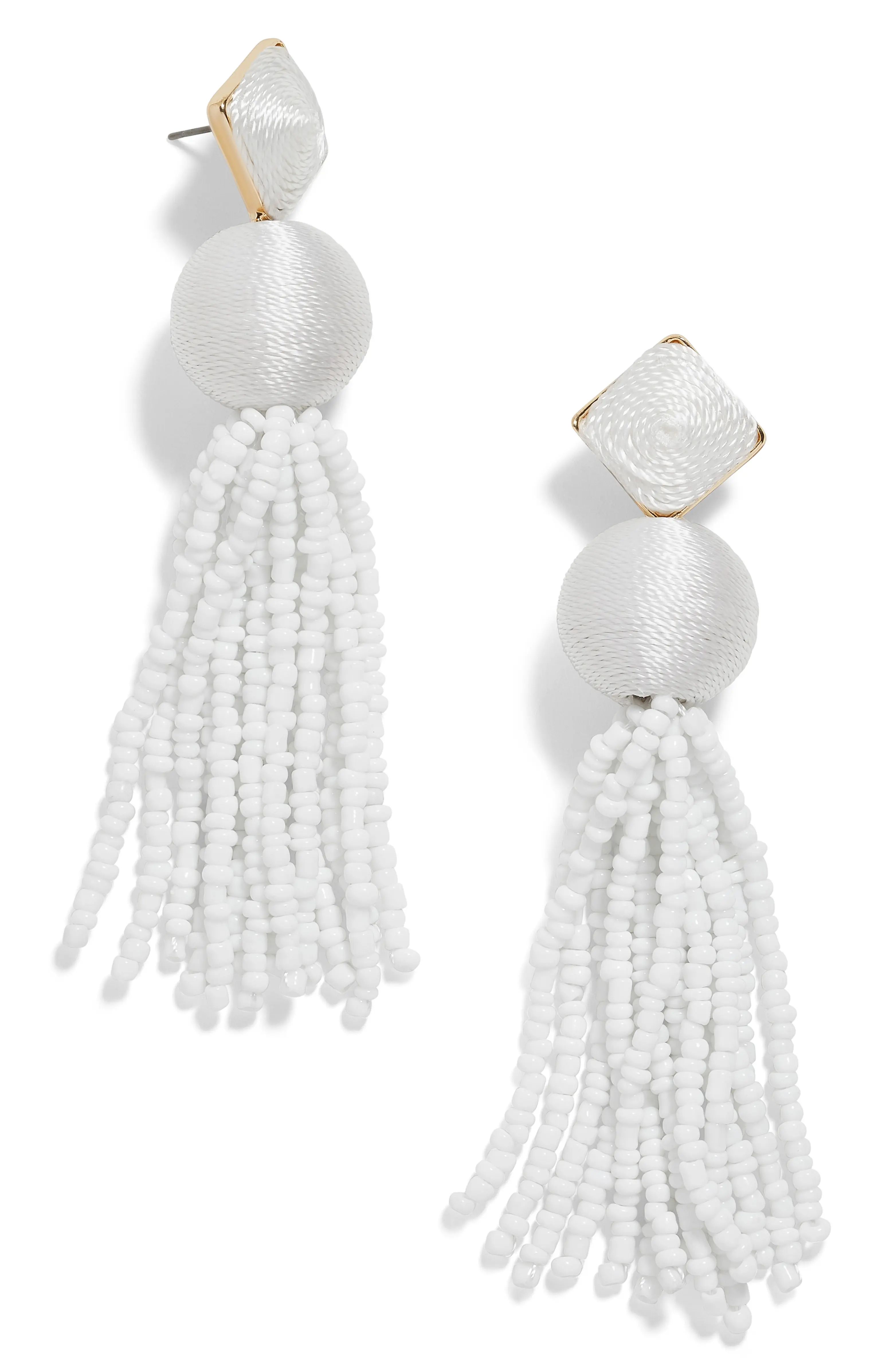 Azura Beaded Tassel Earrings | Nordstrom