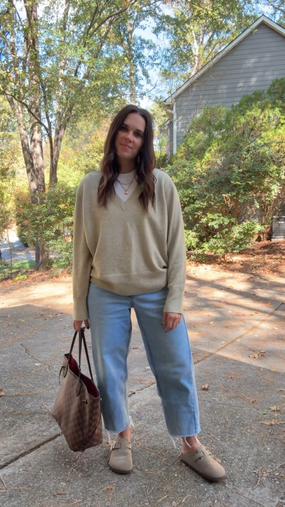 Fall basics under $30

Sized up to a M in sweater
Sized down to a 2 short in barrel jeans 

#LTKSeasonal #LTKSaleAlert #LTKFindsUnder50