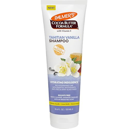Palmer's Cocoa Butter Formula, Tahitian Vanilla Hair Shampoo,(10.6 Fl Oz), Hydrating & Moisturizing Shampoo with Vitamin E & Acacia Honey for Shine, Smoothness & Frizz Control, All Hair Types | Amazon (US)
