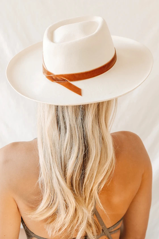Val Diamond White Wool Hat | Lulus (US)