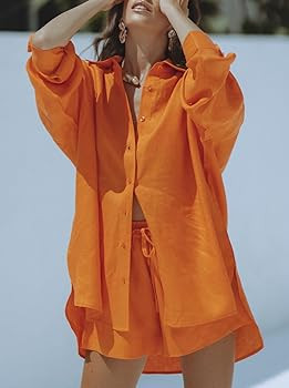 Fixmatti Women 2 Piece Outfit Summer Short Sleeve Top and Shorts Sweatsuit Set | Amazon (US)