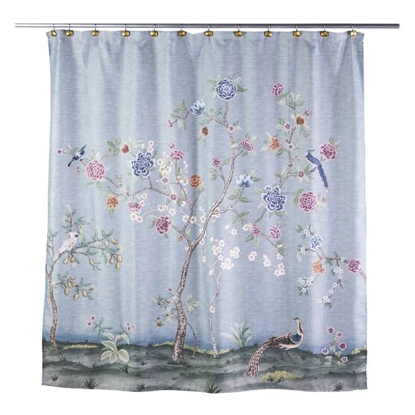 Vern Yip By Skl Home Spring Blooms Shower Curtain In Blue | Wayfair North America