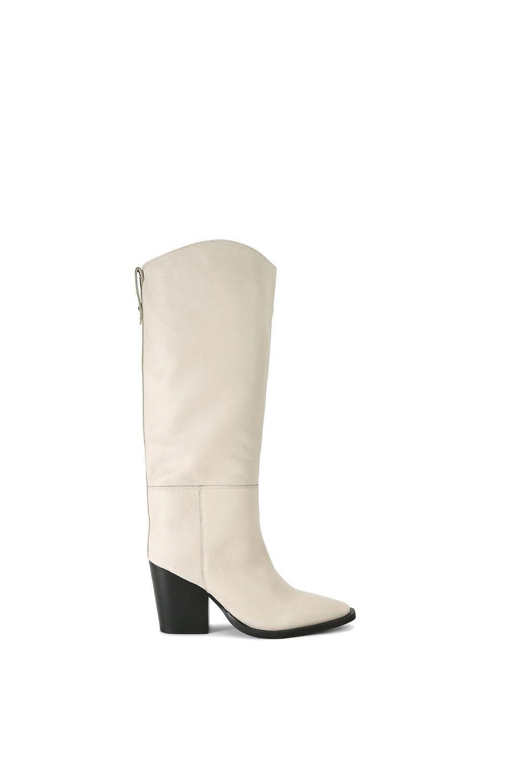 'Reign' Leather Boots | Karen Millen UK + IE + DE + NL