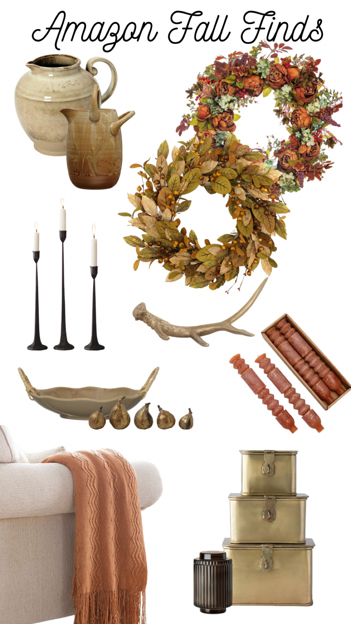Amazon fall finds. Home decor. Fall decor. Candles, wreaths, throws, vases and more. 

#LTKSeasonal #LTKFind #LTKhome