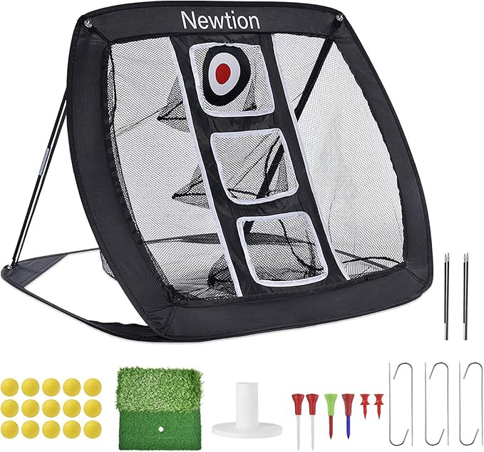 Newtion Pop Up Golf Chipping Net,Indoor/Outdoor Golf Hitting Net Collapsible Golf Accessories Gol... | Amazon (US)