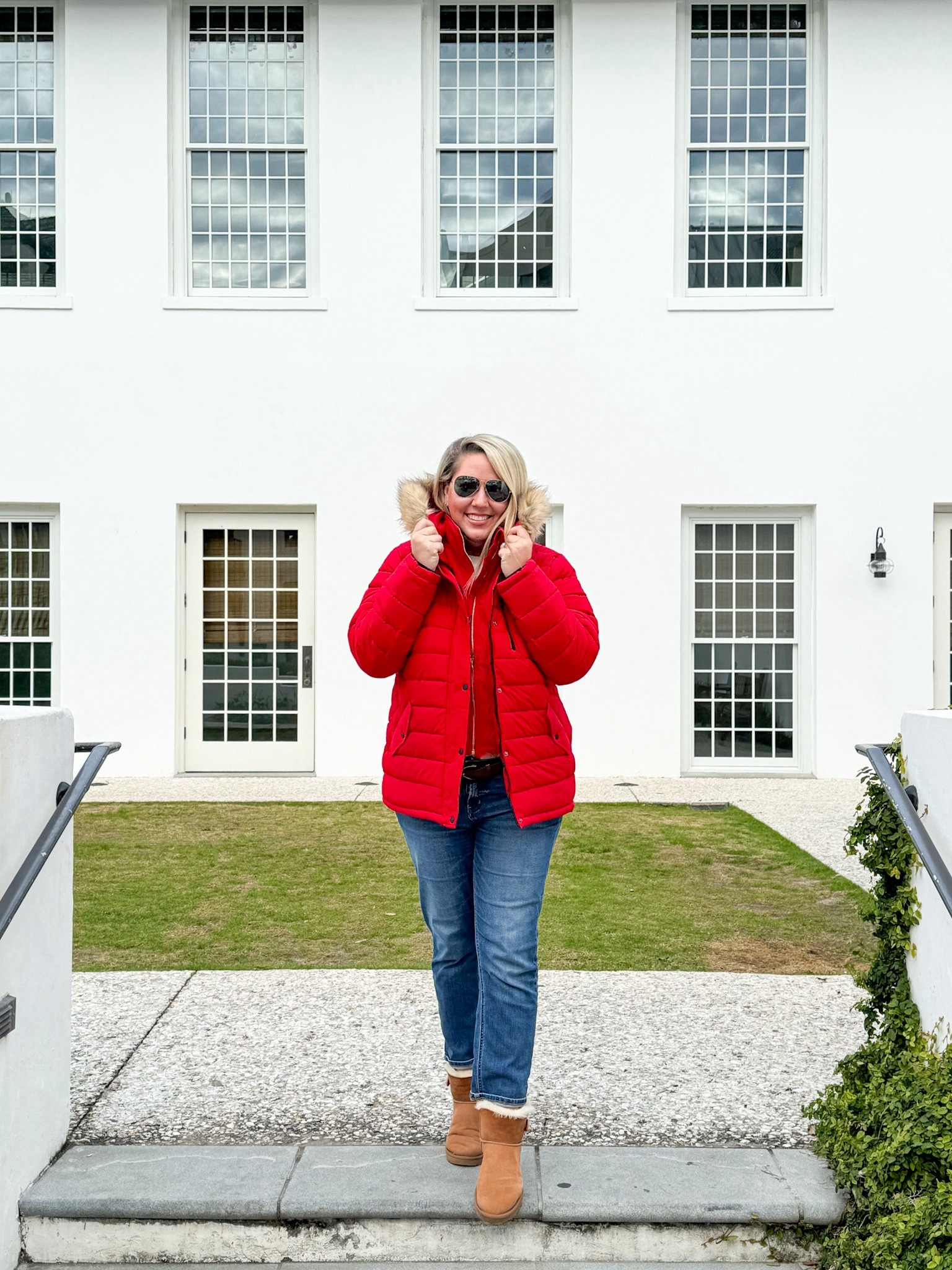 Legit obsessed with this new, under $50 @walmartfashion winter coat! #walmartpartner It’s so cozy and I love that there are two levels of closure, extended internal sleeves, and a cozy hood! It comes in 8 colors and is so cozy! I’m also wearing my favorite under $18 Walmart jeans. I sized up in the coat to allow room for sweaters. The jeans fit true to size. Also linking a few other winter favorites from Walmart!
.
#walmartfashion #ltkfindsunder50 #ltkfindsunder100 #ltkholiday #ltkover40 #ltksalealert #ltkhome #ltktravel #ltkmidsize #ltkseasonal 

#LTKfindsunder50 #LTKHoliday #LTKover40