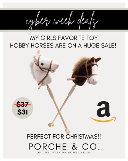 Hobby horses on Amazon on great Cyber Monday sale - perfect for kids of all ages for Christmas 🌲 #horse #hobby #stick

#LTKCyberWeek #LTKkids #LTKGiftGuide