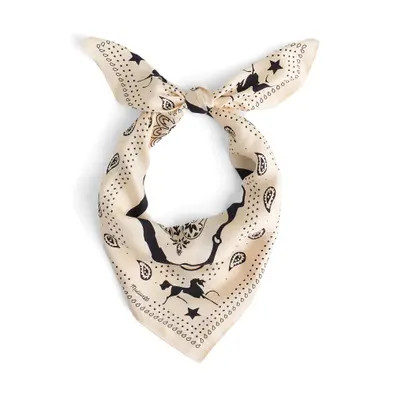 Madewell Medium Silk Bandana in Retro Blue at Nordstrom | Nordstrom
