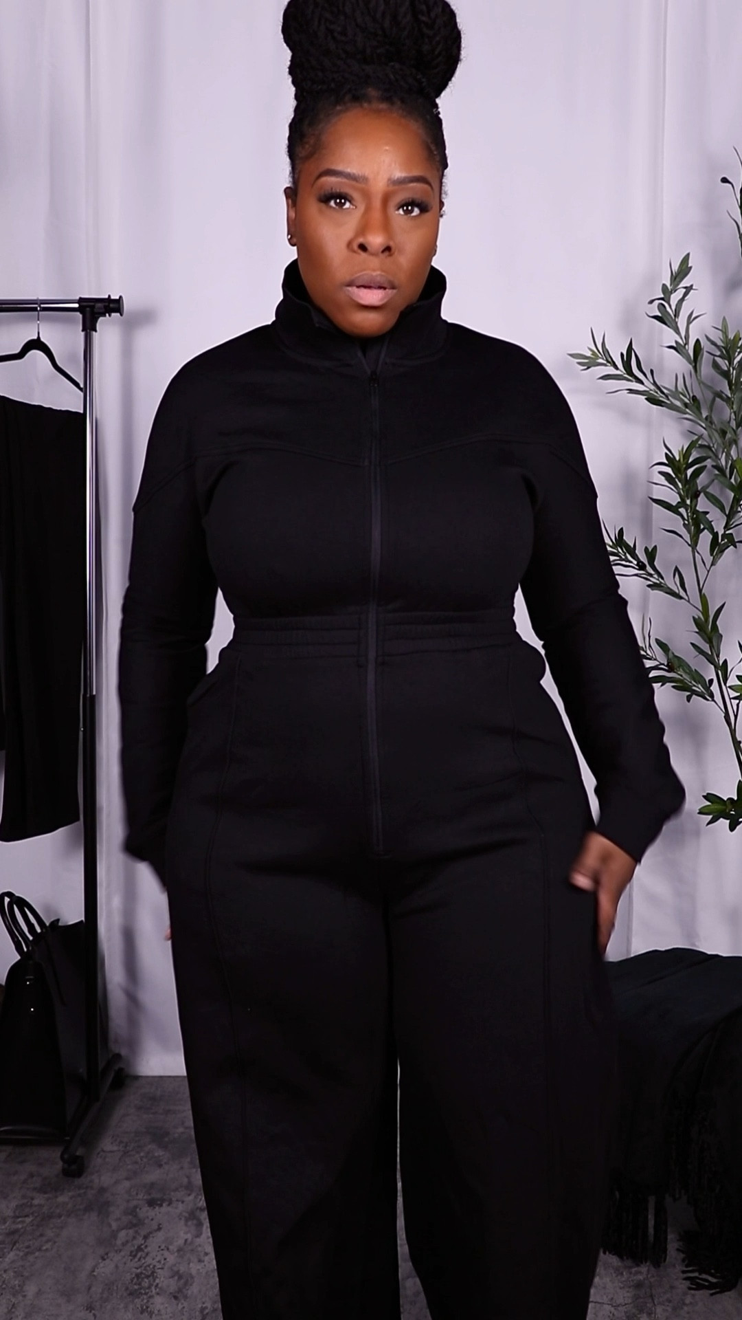 Tall, curvy, mid-size & plus-size? THIS is your sign that cozy can still be cute.

Tried on 3 must-have looks:
✨ Olive green 2-piece sweat set
✨ Khaki sweatpant suit that’s giving elevated lounge
✨ Black fitted jumpsuit that hugs all the right places

I’m 6ft with curves—and YES, these pieces fit, flatter, and make me feel like that girl. You deserve clothes that move with your body, not fight against it.

Which one’s your fave? Drop it in the comments & save for outfit inspo!

+ comment “need” for the tall friendly versions 💕

My Measurements: Bust 40” | Waist 38” | Hip 53” | Inseam 36”  Height 6ft with a short torso | Weight: 230+ Ibs & pear / hourglass shaped  

size 14 style, size 16 style, size 14 outfits, size 16 outfits size 18 style size 16 outfits Styletips #howtostyle #plussizestyle #tallgirlstyle #fashiontips #curvystyle #midsizestyle #momstyle 
