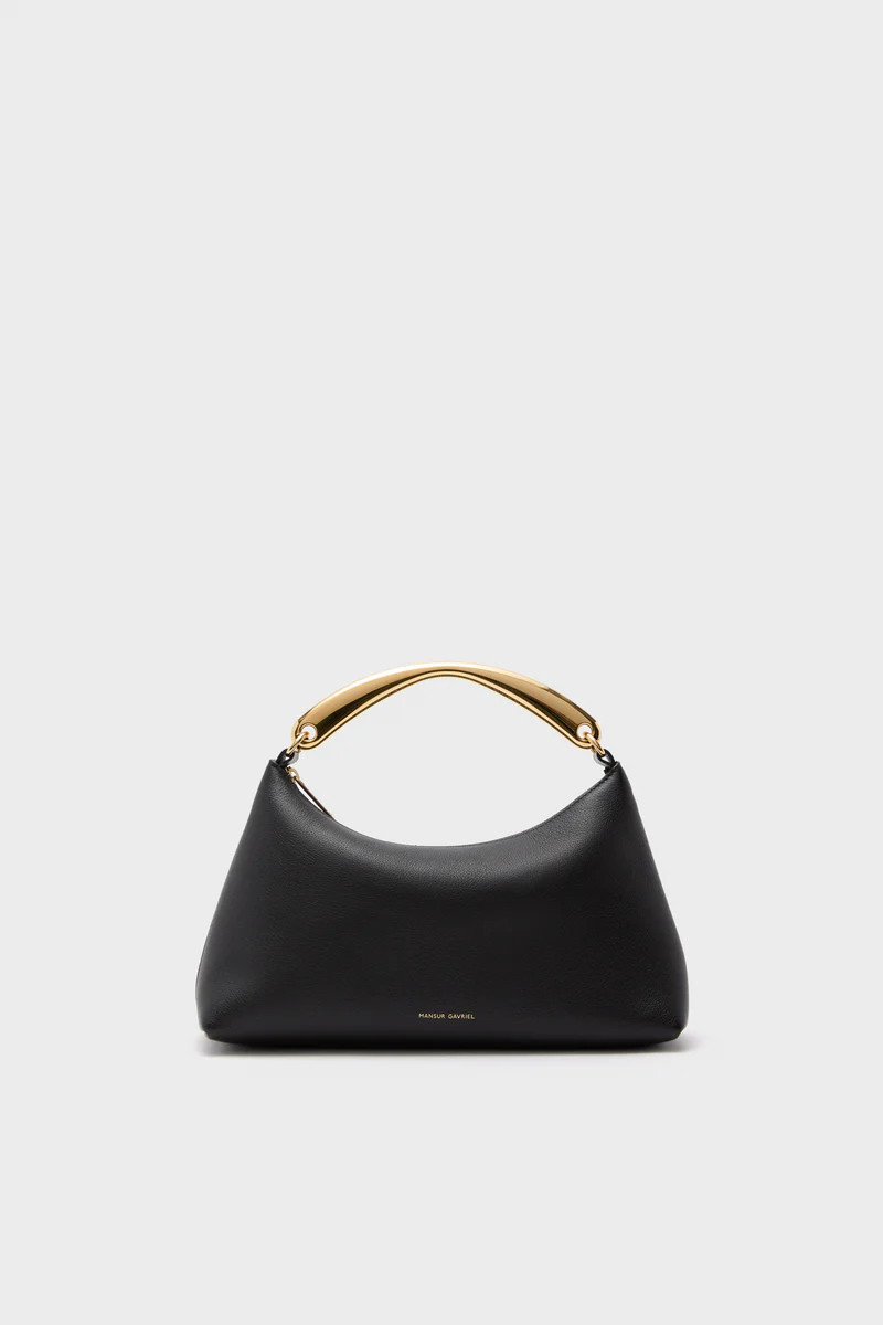 Black Metal Handle Rhea Bag | Tuckernuck (US)