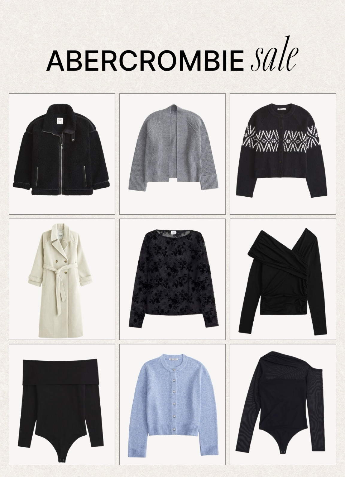 Abercrombie sale 🫶🏼 sweaters, jackets, and tops!

#LTKStyleTip #LTKSaleAlert