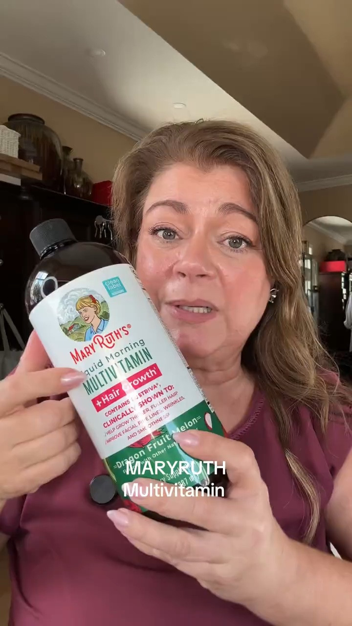 "m sure vouve heardalready abou @MaryRuth's multivitamin but if you haven't Mary Ruth's liquid morning multivitamin + plus hair growth is a phenomenal combination of vitamins, herbs, and trace minerals that will not only support healthy hair growth, but skin health as well!
#HairLoss #HairCare #Multivitamin #MARYRuthMultivitamin
#ThickerHair